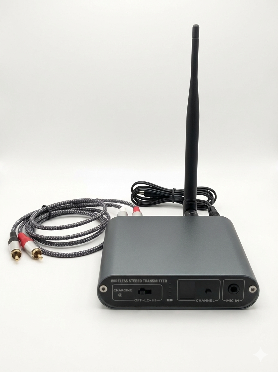 Silent disco RF jeladó 863 MHz — Bluetooth- és Wi-Fi-mentes dedikált frekvencia